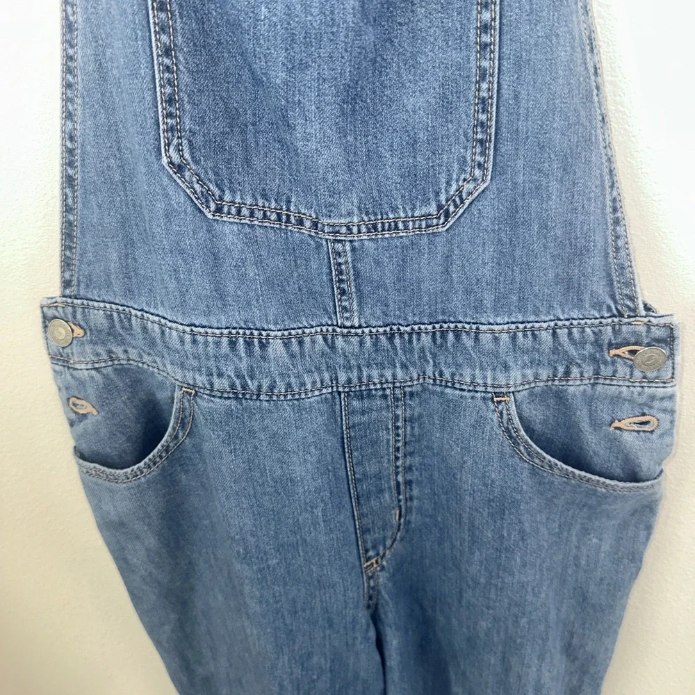 Hollister High Rise Vintage Overall Denim Straight Leg Size‎ S